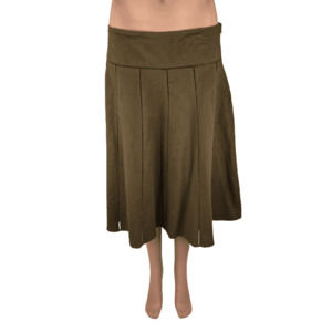 Lily Stanhope women's brown linen skirt size 8
